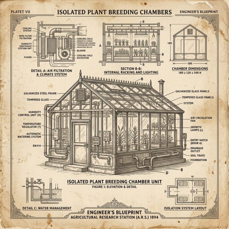 Isolation Protocols for Multi-Crop Plant Breeding Rooms