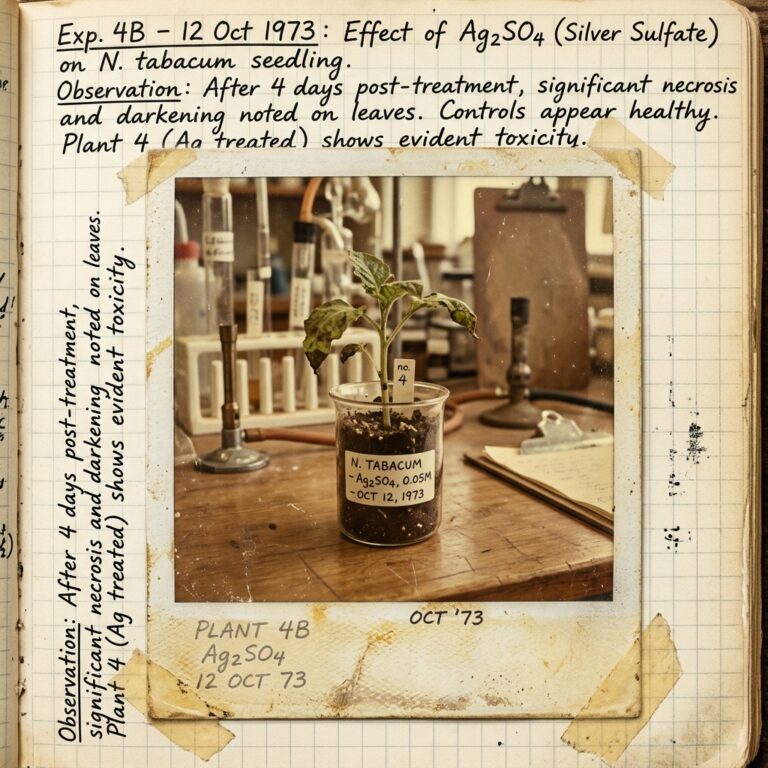 History of Silver Thiosulfate in Modern Horticulture