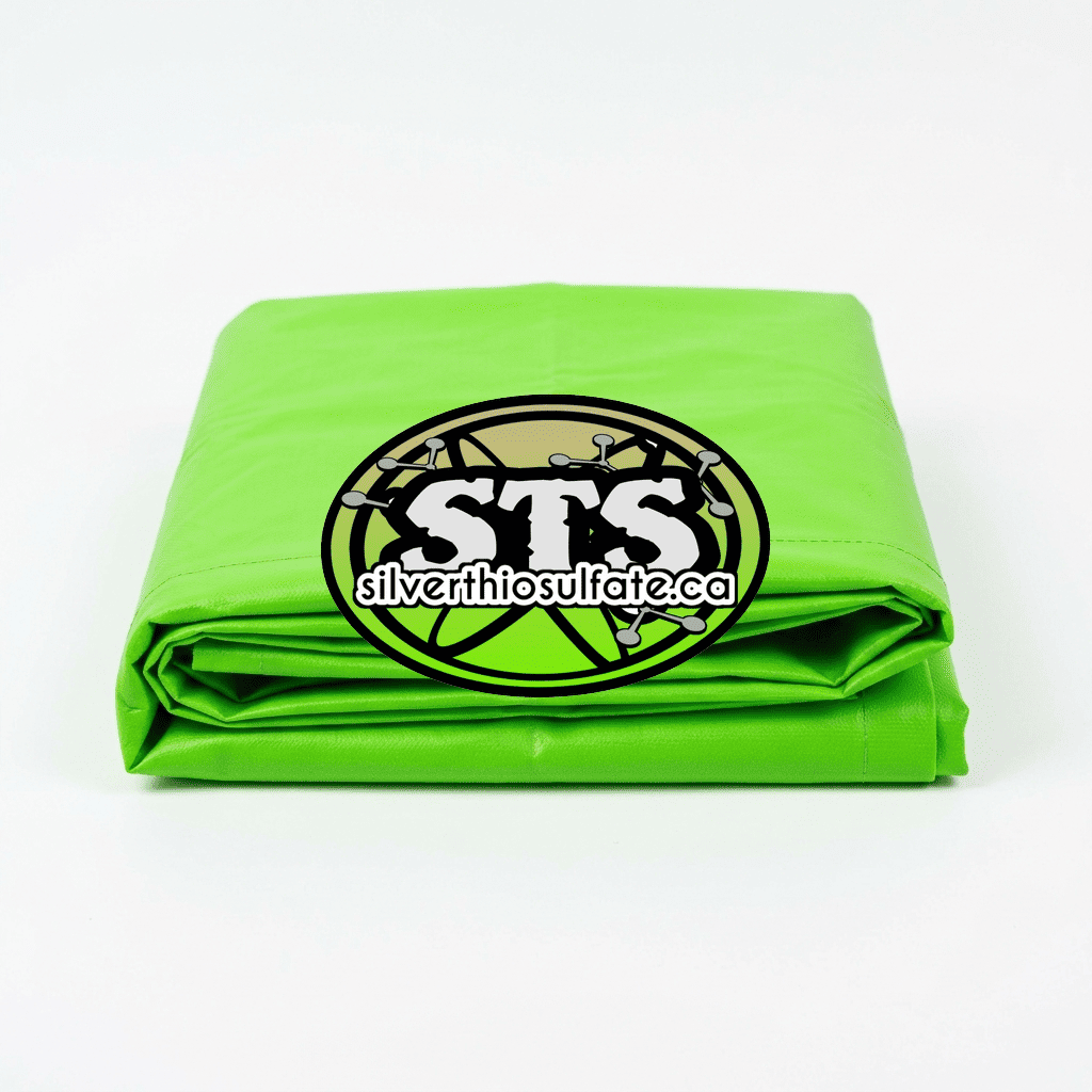 8ft Heavy-Duty Neon Green Protective Drop Cloth